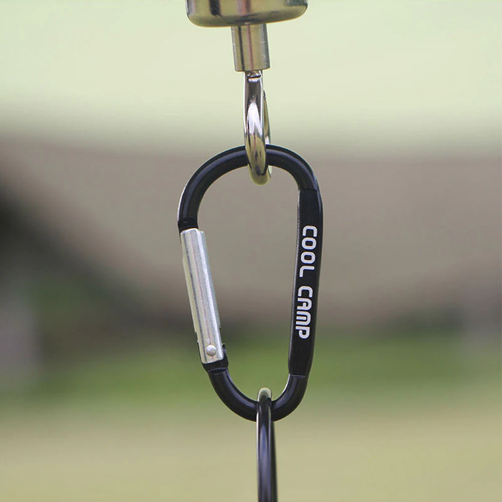 Cheap Goat Tents Camping Magnetic Hook Multifunctional Outdoor Carabiner Keychain Tent Canopy Carabiner Fishing Keychain Mountaineering Hook New   